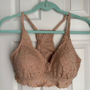 NWT American Eagle Racerback Pagged Bralette Size Large